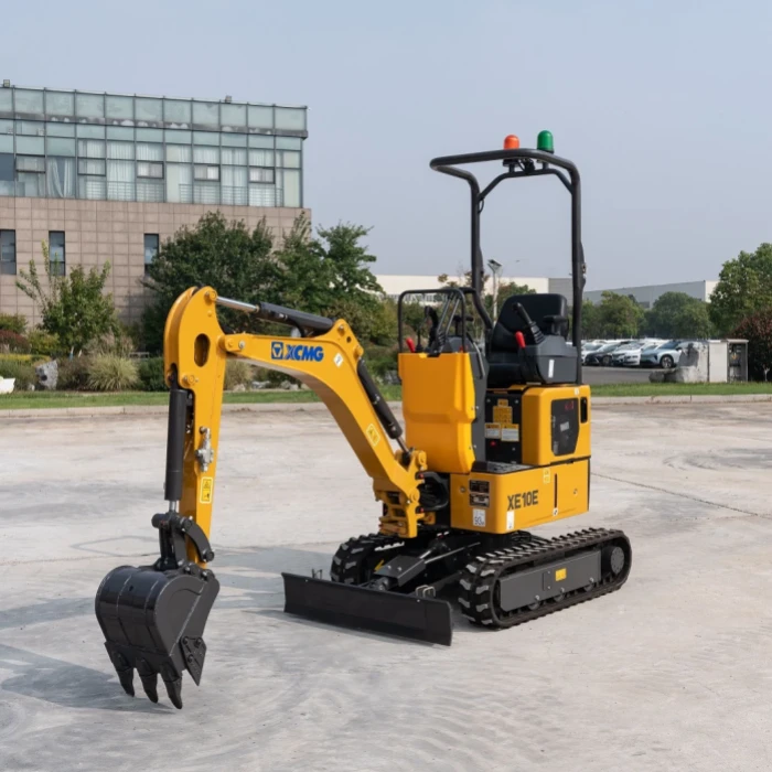 XCMG XE10E típusú diesel üzemű minikotró